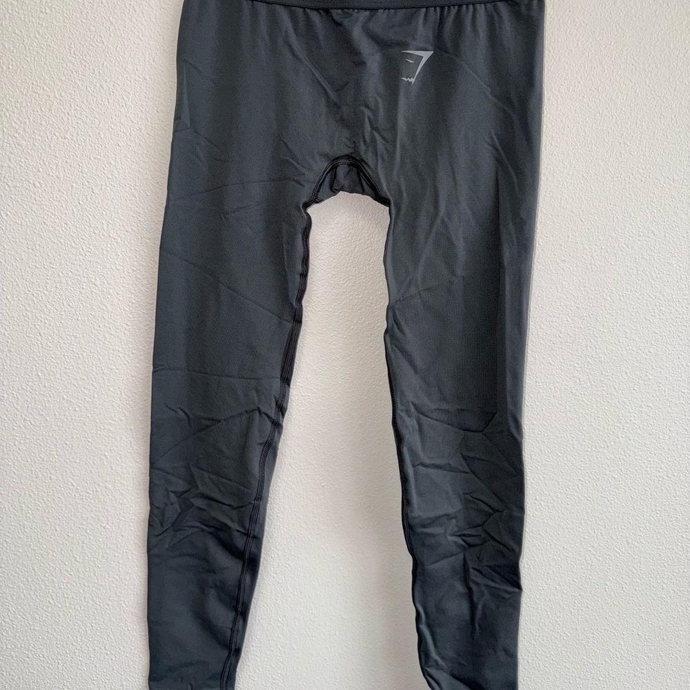 Gymshark Charcoal Waistband Leggings NEW!!!